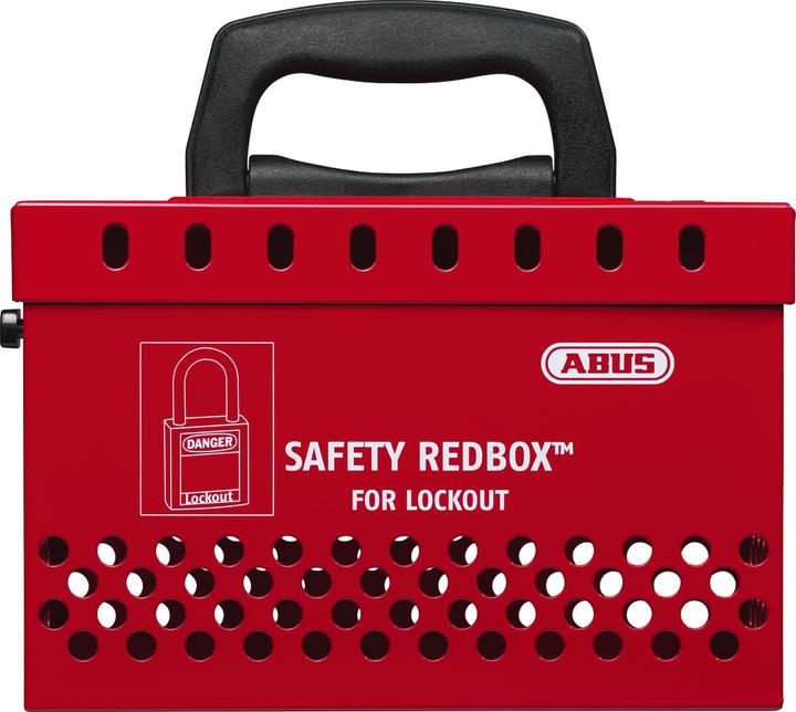 Abus Safety Redbox B835, with wall bracket, red.