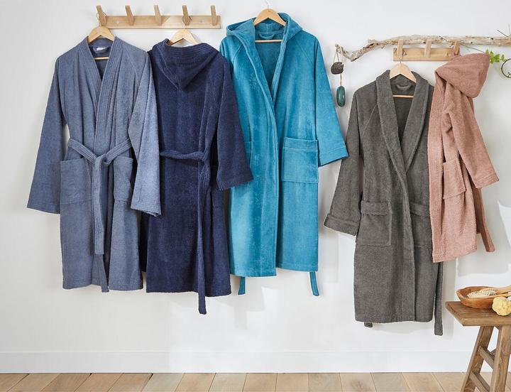 Produktbild La Redoute Interieurs Peignoir éponge col kimono 450g/m² (50)