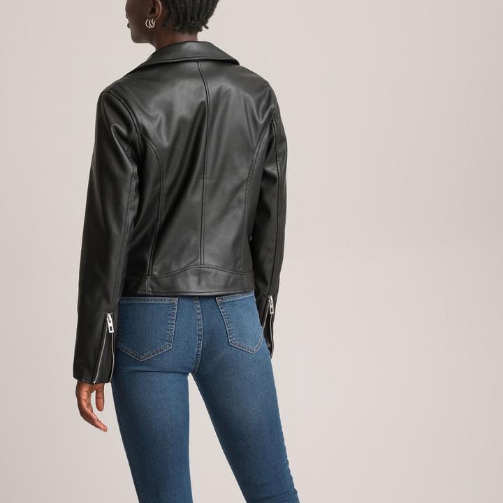 Immagine prodotto La Redoute Collections Giacca biker in ecopelle (46)