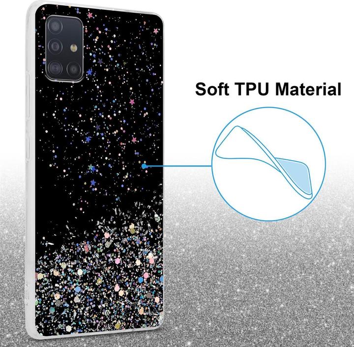 Image du produit Cadorabo Couverture TPU paillettes scintillantes (Samsung Galaxy A51 5G)