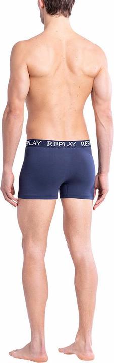 Actual product image Replay Trunk BOXER Style 01/C Basic Cuff Logo im 2er Pack (XXL, pack of 2)