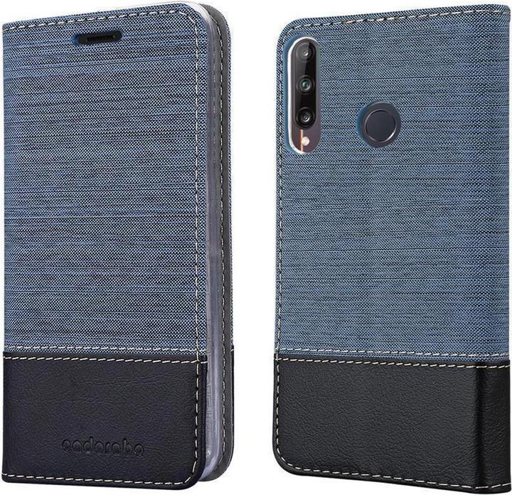 Produktbild Cadorabo Book Jeans Optik Cover (Huawei Nova 7i, Huawei P40 Lite)
