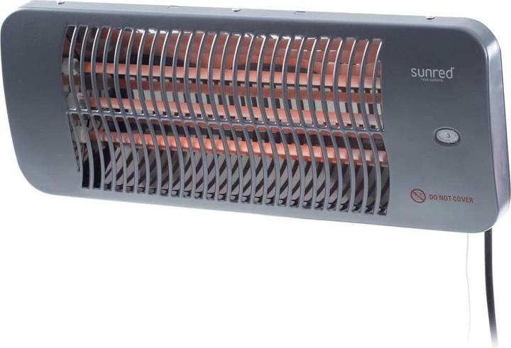 Actual product image Sunred Heater LUG-2000W, Lugo Quartz Wall Infrared, 2000 W, Pilkas (2000 W)