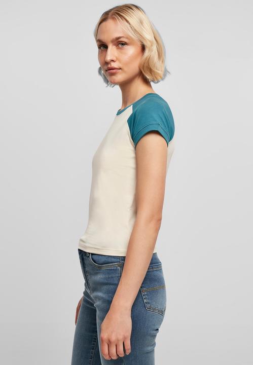 Produktbild Urban Classics Ladies Organic Stretch Short Retro Baseball Tee (4XL)
