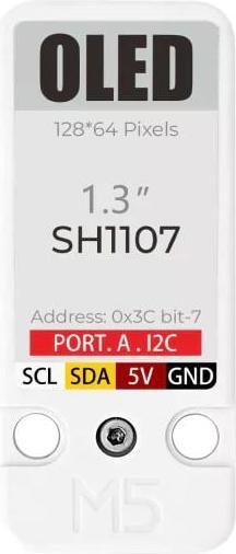 Produktbild M5Stack Display OLED Unit 1.3 128 × 64