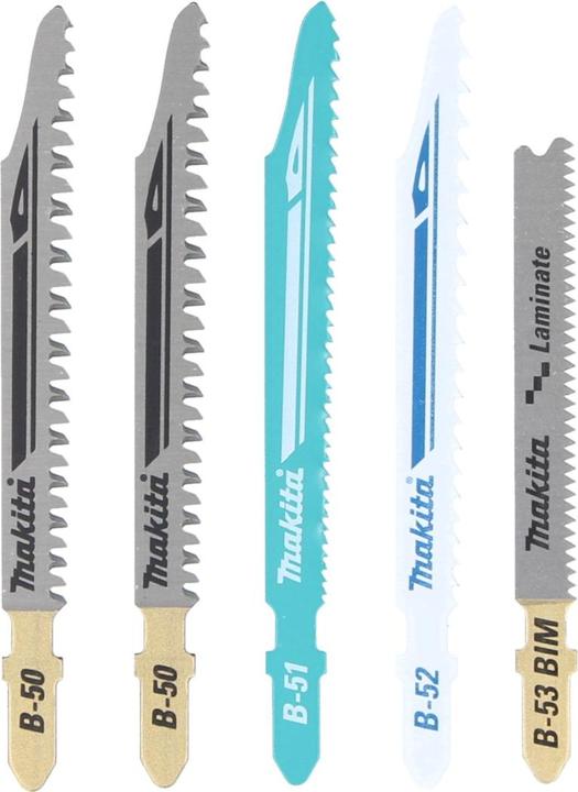 Actual product image Makita DJV 182 Z Battery jigsaw 18 V Brushless + 5 pcs. jigsaw blade set - without battery, without charger