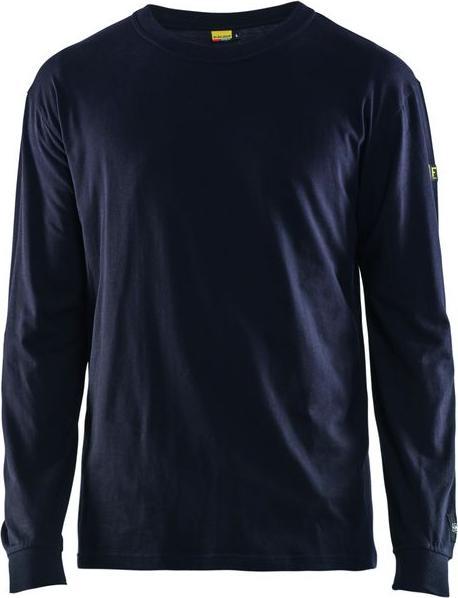 Produktbild Blakläder Flammschutz-Langarm-Shirt, marineblau, Unisex-Grösse: L (L)