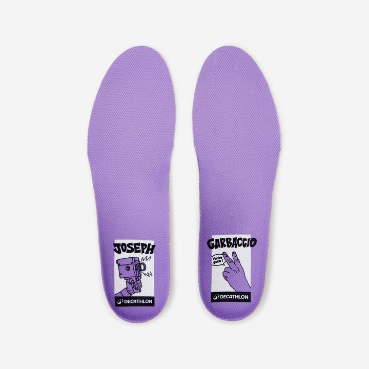 Actual product image Decathlon Skate shoes Crush900 Joseph Garbaccio - PRO white/purple (40)