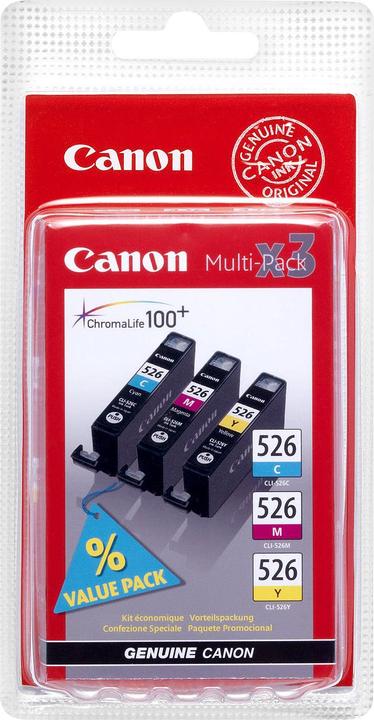 Actual product image Canon Cli-526 (M, C, Y)