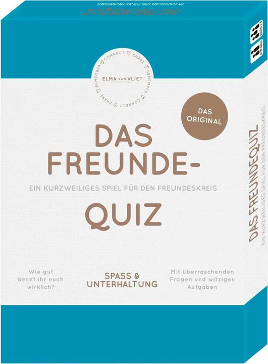 Produktbild Elma van Vliet, Erzähl mal! Das Freundequiz (Deutsch, Elma van Vliet, 2022)