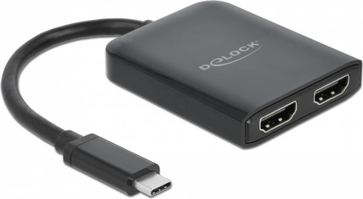 Delock USB Typ-C zu 2 x HDMI (HDMI, 20 cm)