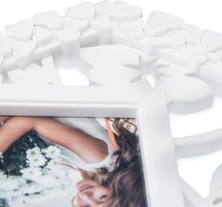 Immagine prodotto Relaxdays Cornice portafoto a forma di cuore (10 x 10 cm, 10 x 15 cm)