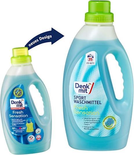 Produktbild dm Denkmit Feinwaschmittel Fresh Sensation (35 Waschgänge, Flüssigwaschmittel)