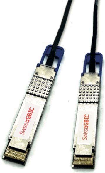 Actual product image SwissGBIC DAC 400Gb Passive 1m CAB-D-D-400G-1M