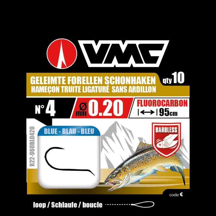 Actual product image Vmc Glued trout schoonhook Fluoro