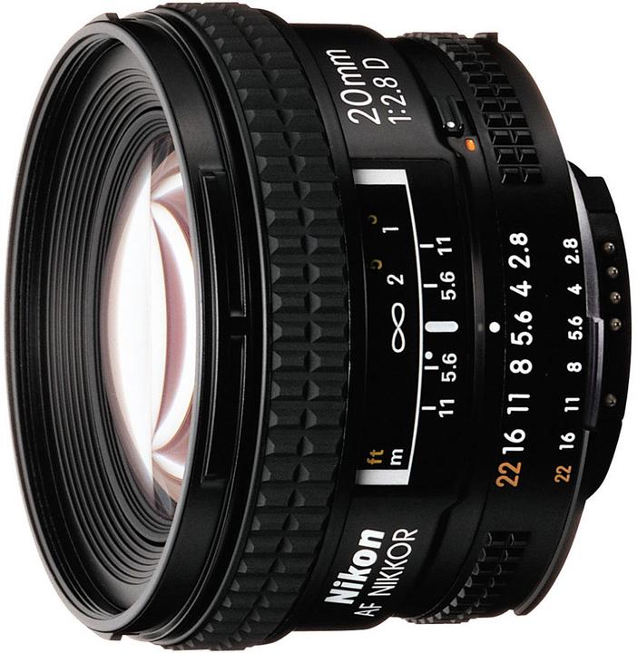 Produktbild Nikon Objektiv 20mm, f/2.8D AF Nikkor - (EU) (Nikon F, Vollformat)