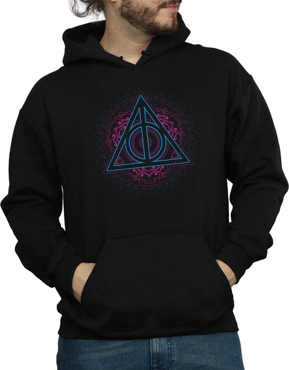 Produktbild Neon Deathly Hallows Kapuzenpullover (S)