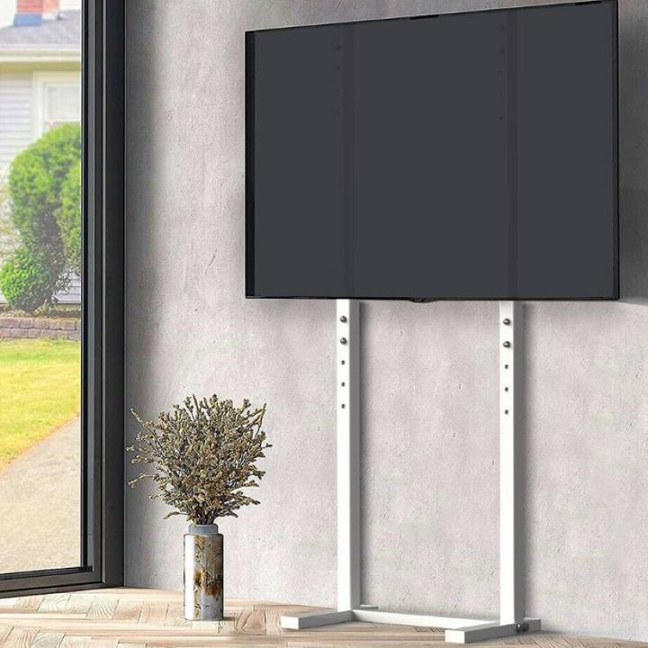 Actual product image Hermex Universal TV-Ständer LCD Fernseher Bildschirm Standfuss Display Weiss (65", 40 kg)