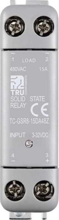 Actual product image Tru Components Halbleiterrelais TC-12705380 15 A Schaltspannung (max.): 480 V/AC