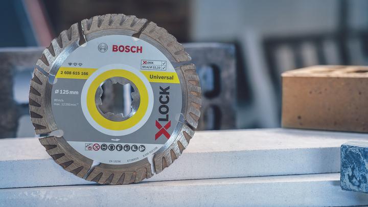 Actual product image Bosch Professional Zubehör PRO Multi Material X-Lock diamond cutting disc, 125 x 22.23 mm, 22.23 mm