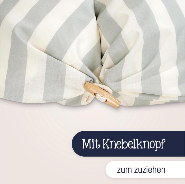 Actual product image Julius Zöllner Nursing Pillow Nappi Stripes 190 cm (75 cm)