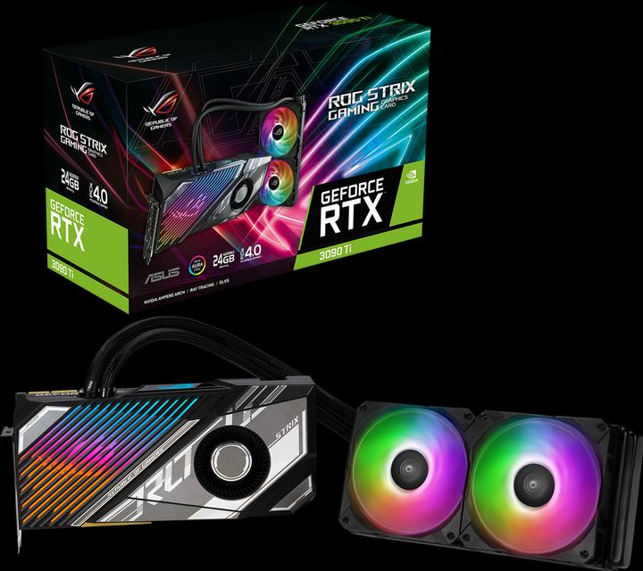 Produktbild ASUS GeForce ROG STRIX LC RTX 3090 Ti 24G GAMING (24 GB)