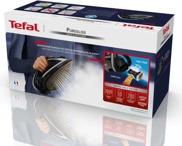 Actual product image Tefal Steam iron, Puregliss (3000 W, 270 g/min)