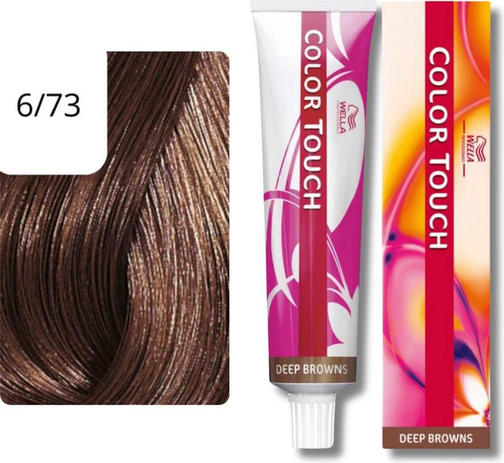 Produktbild Wella Color Touch Deep Browns (6/73 dunkelblond braun-gold)