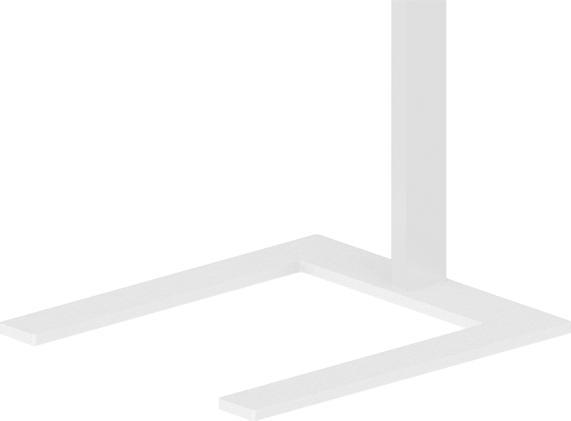 Produktbild LTS ZBB 002 ws Leuchtenfuss Version 2 weiss