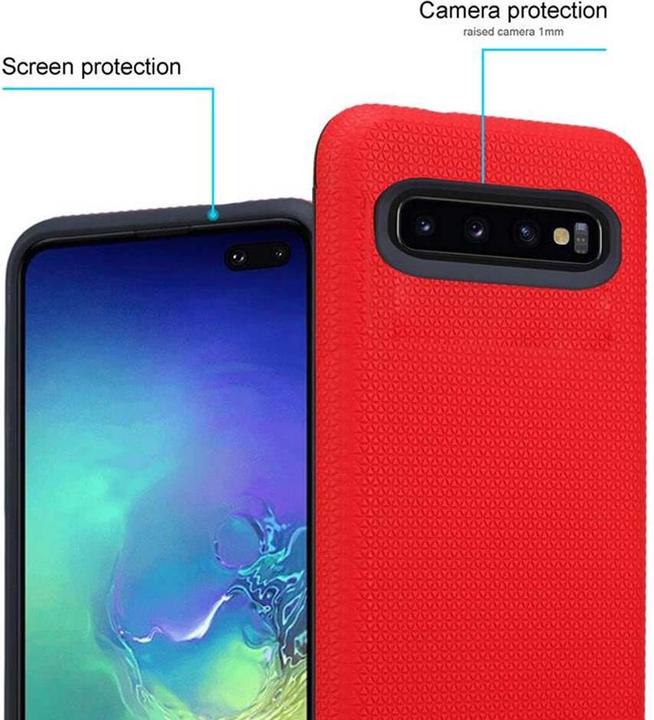 Image du produit Cadorabo Hybrid Triangle Housse (Samsung Galaxy S10+)