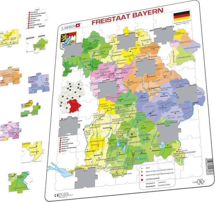 Produktbild Larsen Freistaat Bayern (70 Teile)