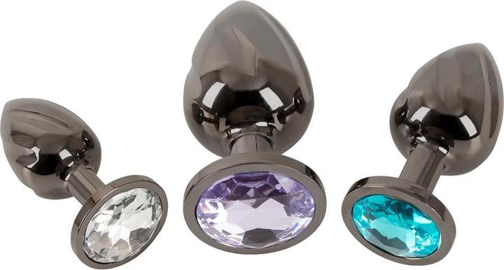 Actual product image Anos Metal butt plug set