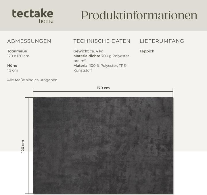 Immagine prodotto tectake Zona morbida (120 x 170 cm)