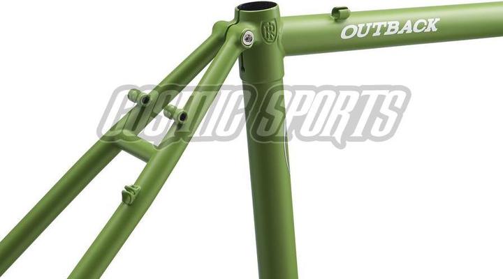 Actual product image Ritchey Outback V2 Disc Gravel frame kit, 650B/700C, XS, guacamole green/white