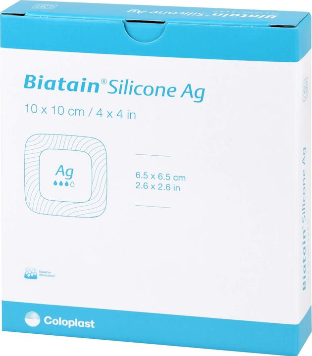 Produktbild Coloplast BIATAIN SILIC AG 10X10CM
