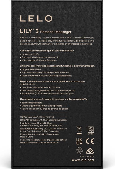 Actual product image LELO Lily 3