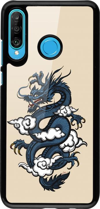 Produktbild PhoneLook Hülle Blue Dragon Tattoo (Huawei P30 Lite)