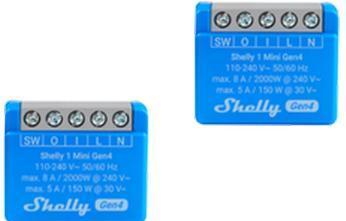 Actual product image Shelly 1 Mini Gen4 (Switch actuator)