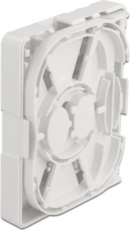 Produktbild Delock LWL Anschlussdose zur Wandmontage für 2 x SC Simplex oder LC Duplex weiss (Spleissbox)