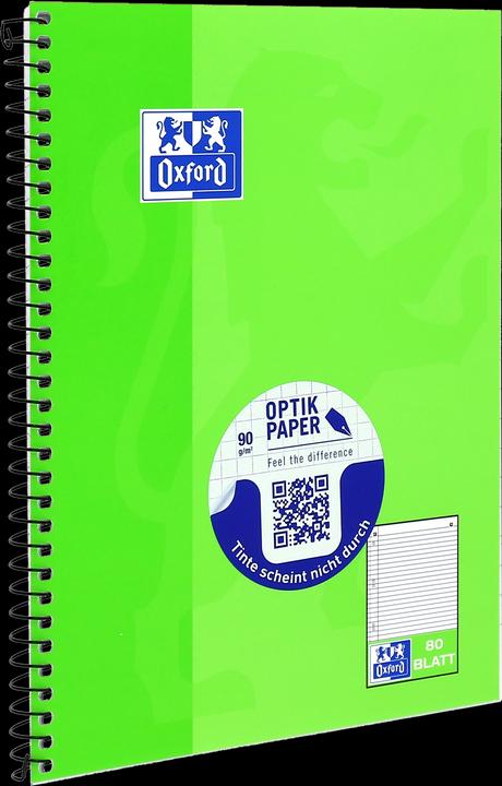 Produktbild Oxford Collegeblock (A5, Liniert, Harter Einband)
