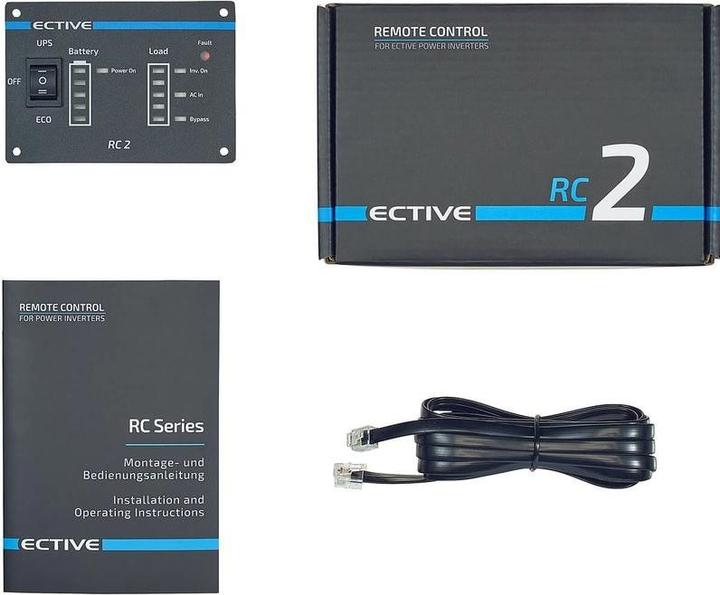 Produktbild Ective RC2 Fernbedienung mit Ladestandsanzeige für Wechselrichter
