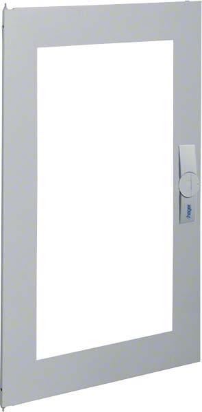 Actual product image Hager Door universal right transparent RAL9010 for cabinet IP44 H 650xW 550mm