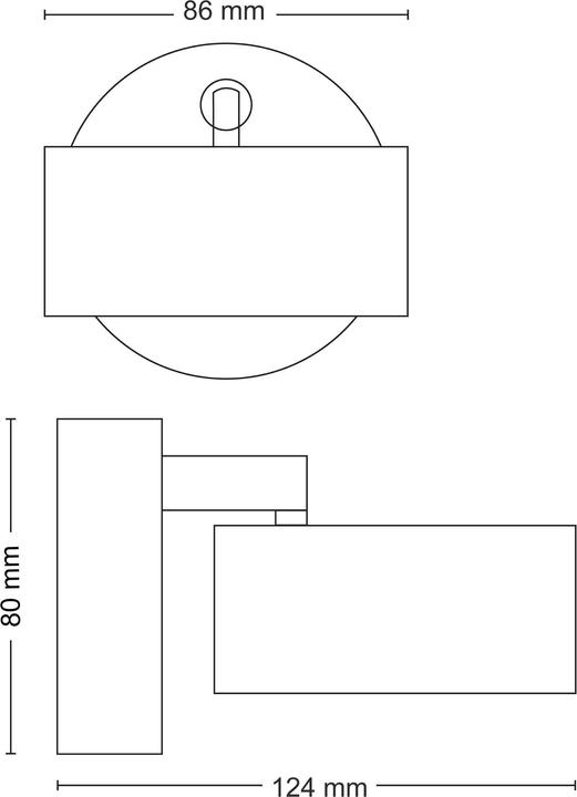 Image du produit Philips Bracia Spot 1x5.5W 2700K noir (550 lm)