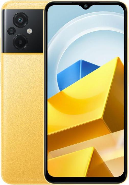 Actual product image Xiaomi Poco M5 (64 GB, Yellow, 6.58", Dual SIM, 50 Mpx, 4G)