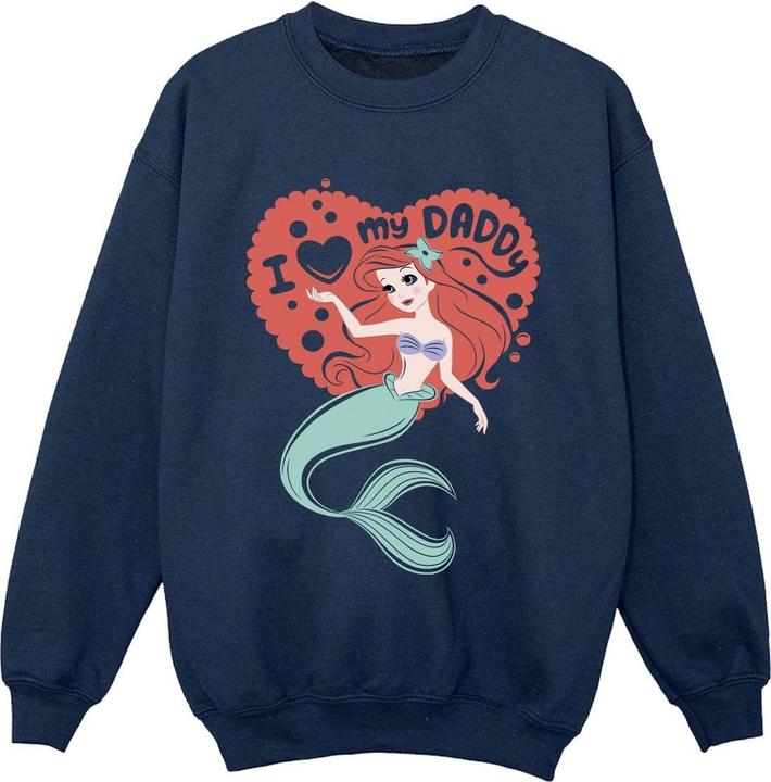 Disney The Little Mermaid Love Daddy Sweatshirt Jungen