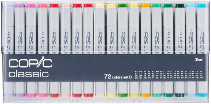 Produktbild Copic Set 2 (Mehrfarbig, 7 mm, 72 x)