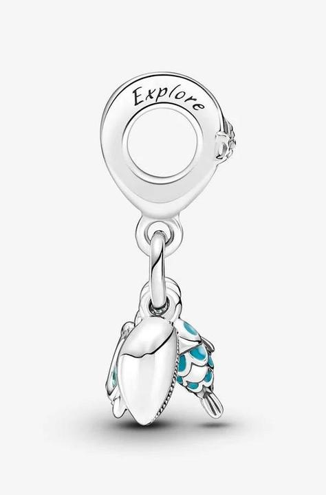 Image du produit Pandora Poisson Crapaud de mer Coquille (Argent 925, Émail)