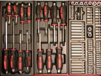 Produktbild Benson Werkzeugwagen 7 Schubladen 542 Teile Profi (7 x)