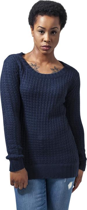 Produktbild Urban Classics Ladies Long Wideneck Sweater (XS)