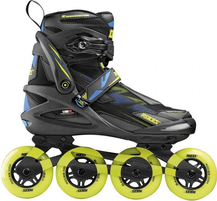 Roces Schlittschuhe Helium II Tif schwarz-grün 400871 01 (44) (40)